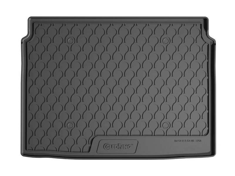 Vasca baule su misura in gomma sintetica - compatibile per Citroen C4 5p (11/20>) baule alto