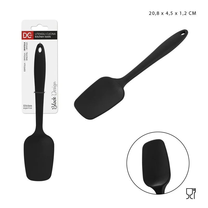 Dc Casa L/Black Spatola Silicone 20.8x4.5x1.2Cm