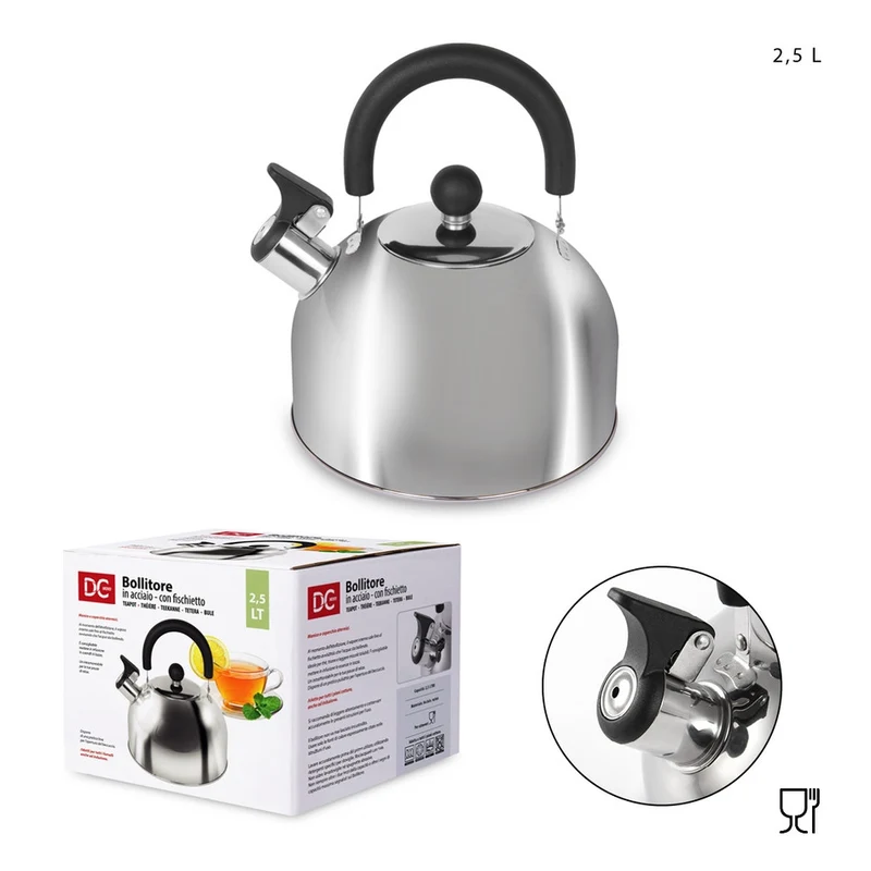 Dc Casa Bollitore Acqua A Fischio 2.5L