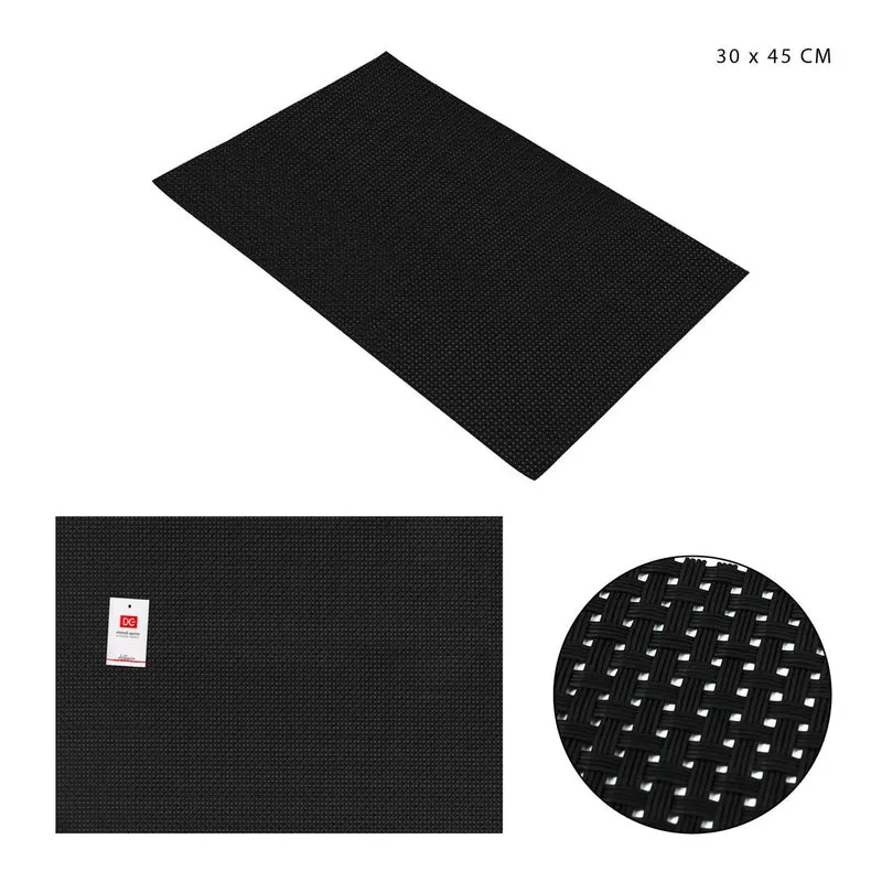 Dc Tovaglietta Pvc 30X45Cm Nero