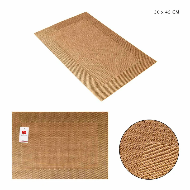 Dc Tovaglietta Pvc 30X45Cm Bicolore Oro