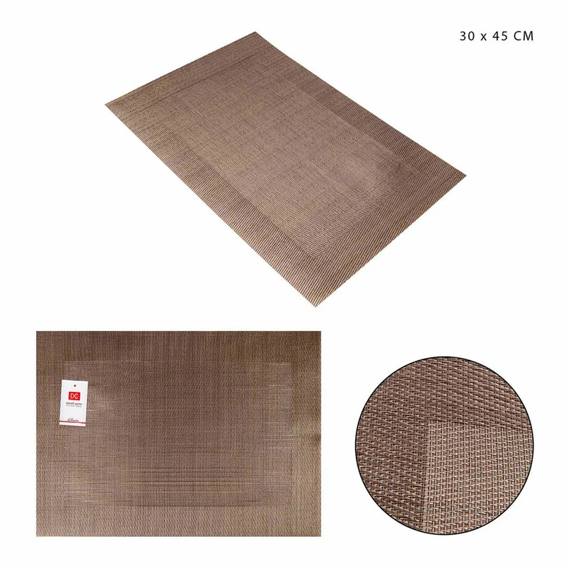 Dc Tovaglietta Pvc 30X45Cm Bicolore Champagne
