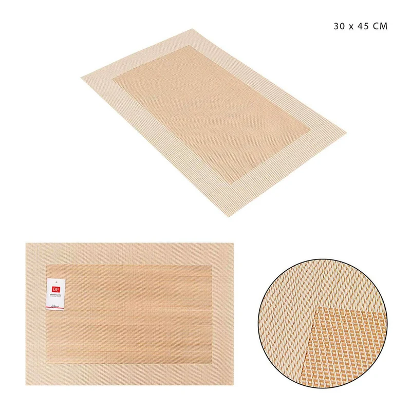 Dc Tovaglietta Pvc 30X45Cm Bicolore Beige