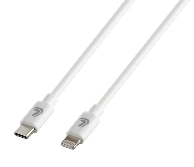 Linea Essentials, Cavo Usb C > Apple 8 Pin - 100 cm - Bianco quantità: 5