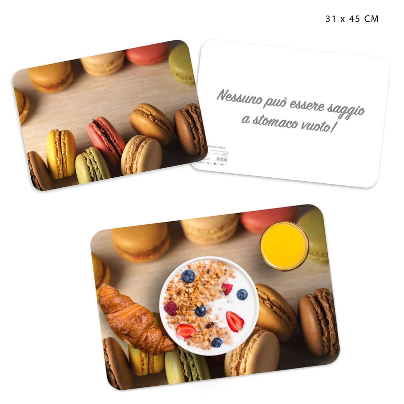 Dc Tovaglietta Americana Plastica 31X45Cm Macarons