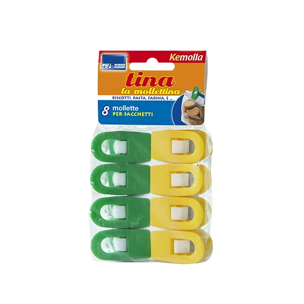 Mollette Chiudisacchetti 8p Tina365