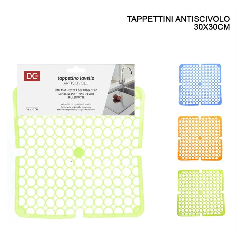 Dc Tappeto Lavello Antiscivolo 30X30Cm Pallini