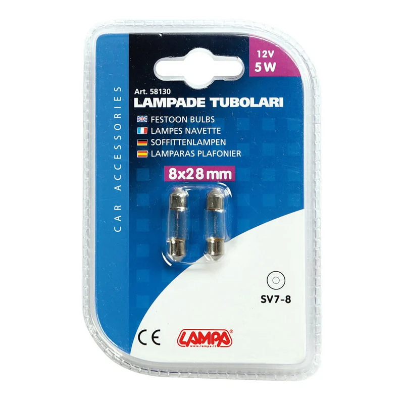 Lampa Tubolare 5W 8X28Mm