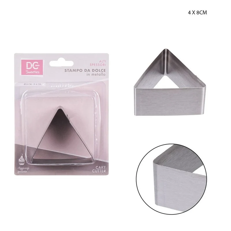 Dc Formine Dolci Inox Triangolo 7X4Cm