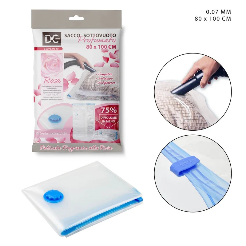 Dc Sacco Sottovuoto 007Mm 80X100Cm
