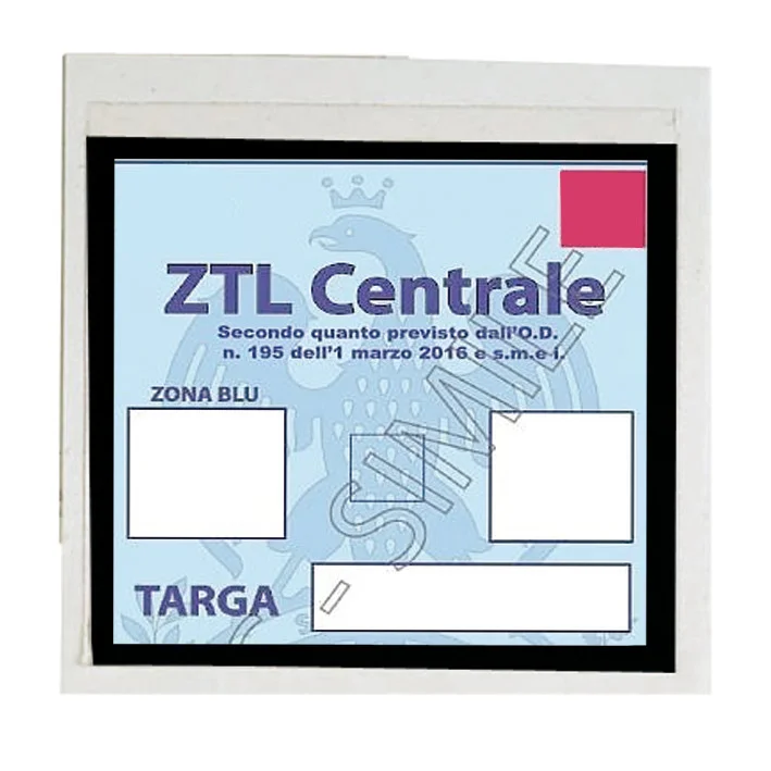 Basic, porta certificato adesivo quantità: 40