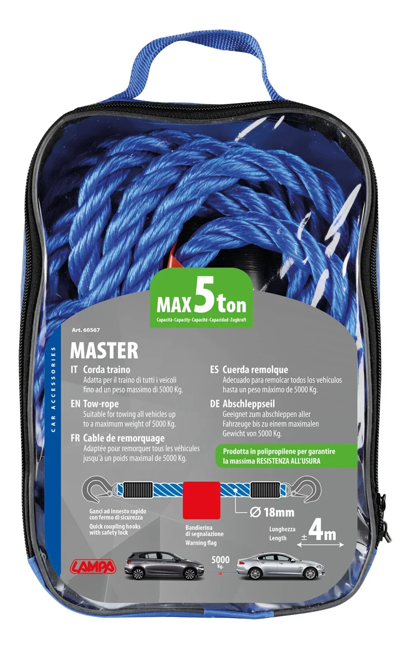 Master, cavo traino 5000 kg