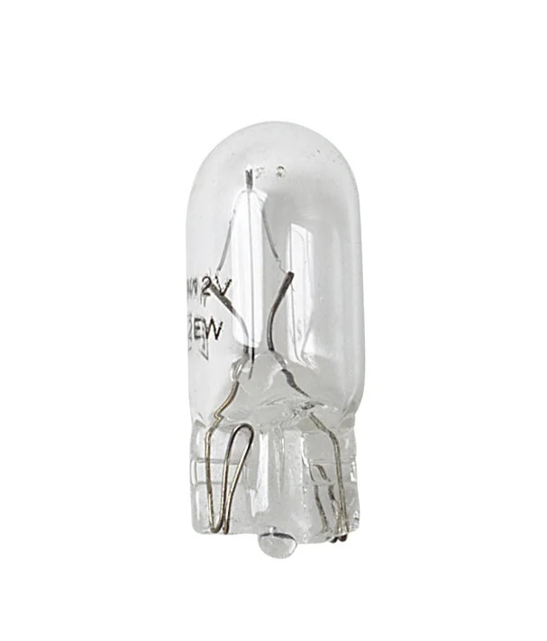 12V Lampada con zoccolo vetro - W2W - 2W - W2,1x9,5d - 2 pz - Scatola