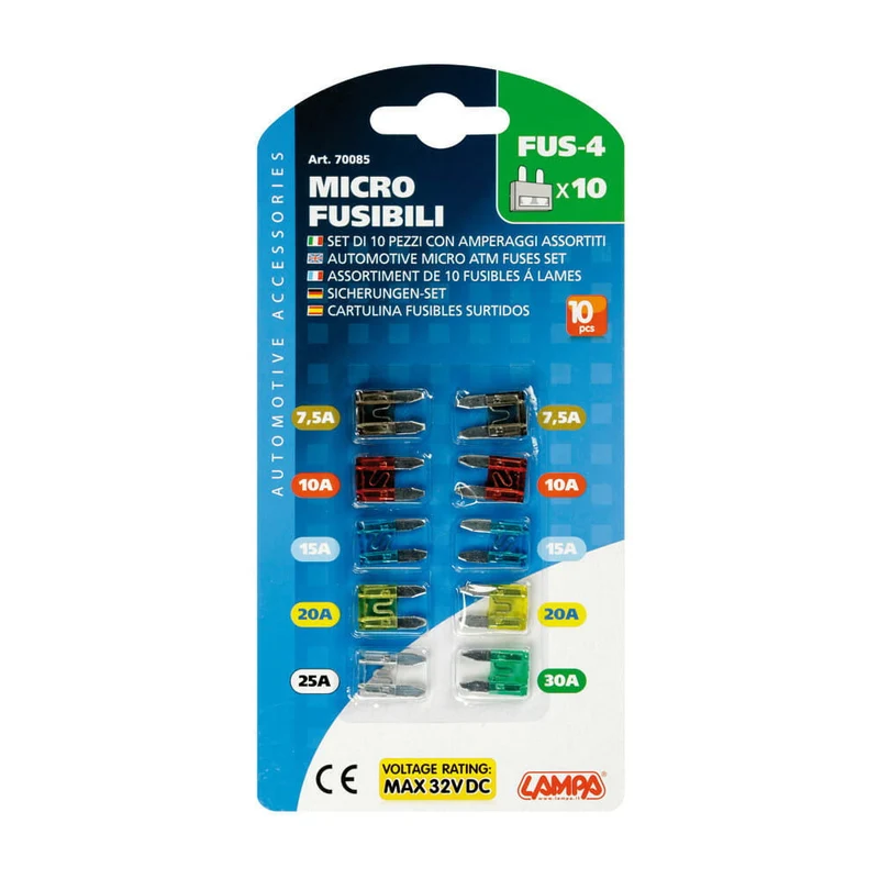 Lampa Set 10 micro fusibili