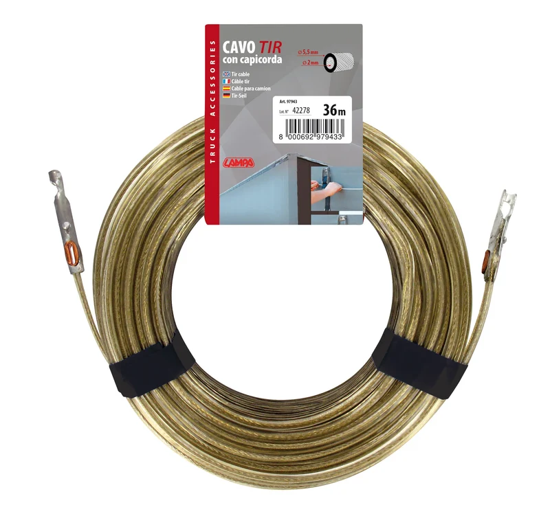 Cavo Tir con capicorda - 36 m