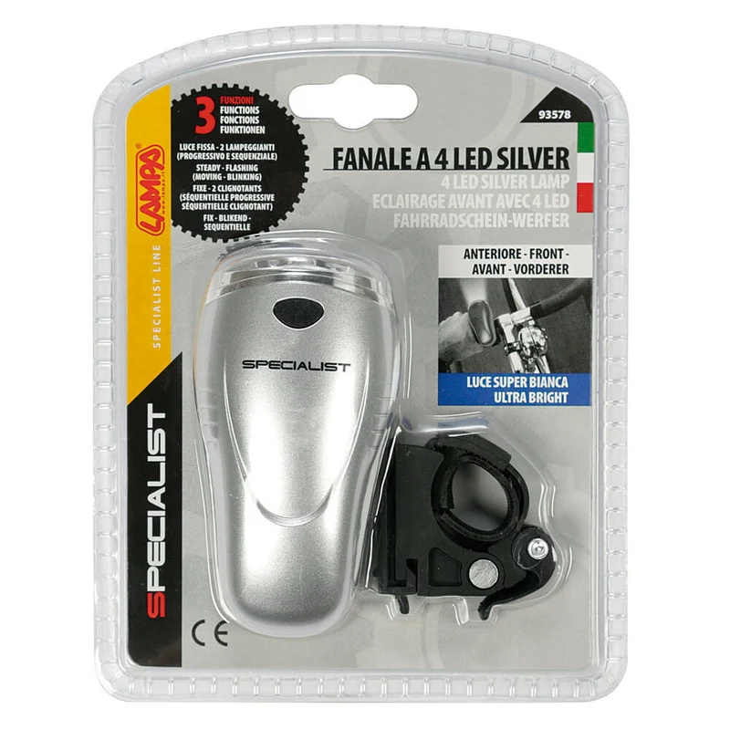 Lampa Fanale 4 led silver