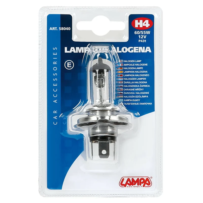 Lampa Lampada alogena h4 12 v 60-55W