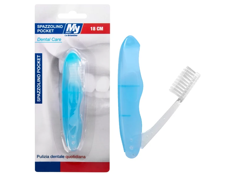 Spazzolino da denti pocket da 18cm