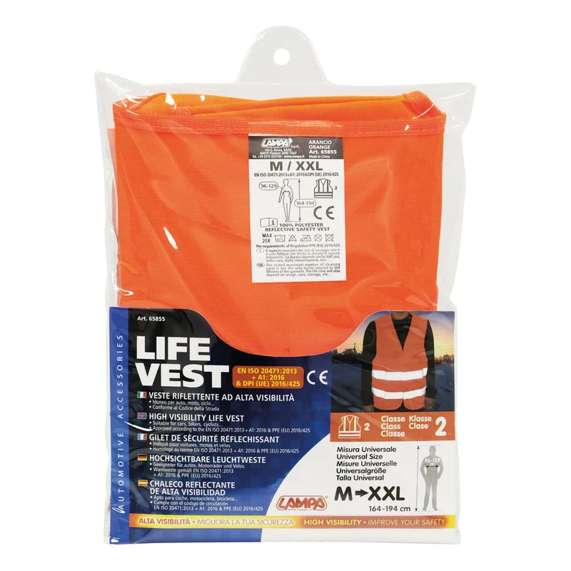 Lampa Veste riflettente life vest arancio