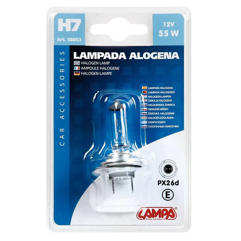 Lampa Lampada alogena h7 55 w 100W
