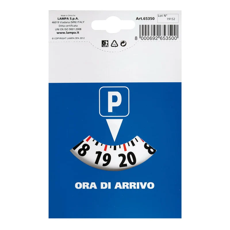 Lampa Disco orario europeo