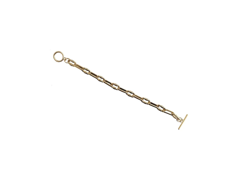 Bracciale catena ovali lisci