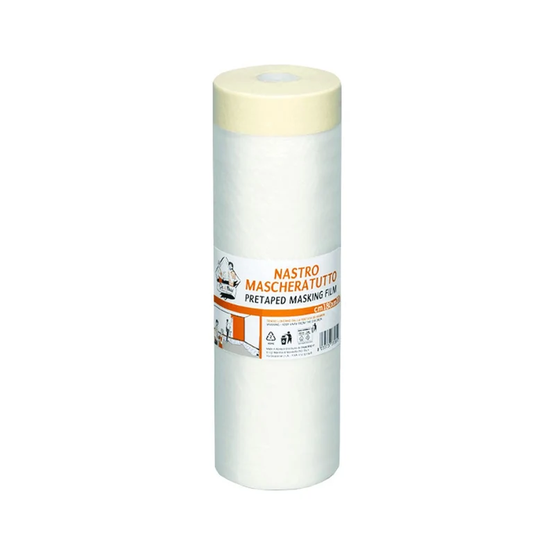Nastro Carta Adesivo + Film Hdpe Trasparente - cm.210x20mt
