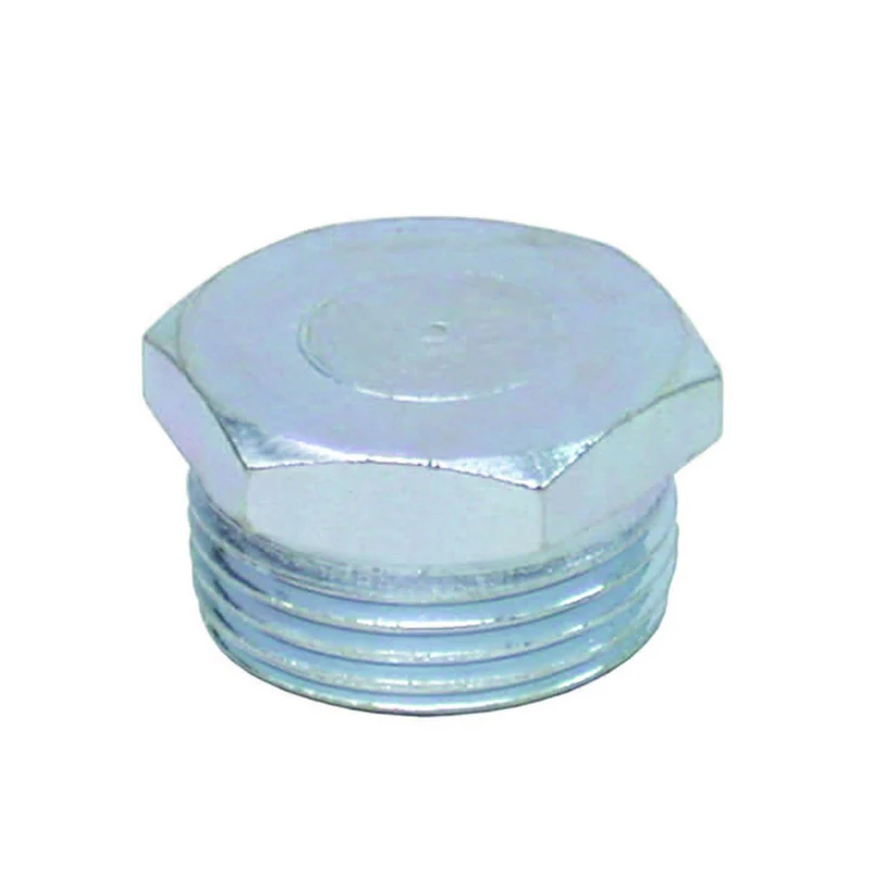Tappo Esagonale Maschio Acciaio Zincato M 1" - Resistente e Versatile - 10 pz