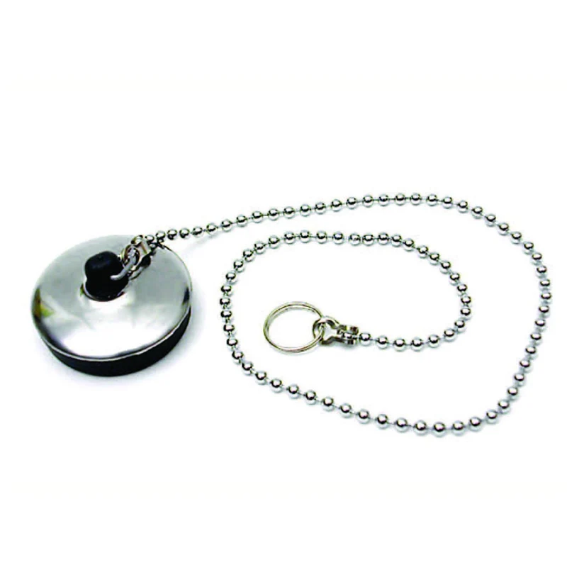 Tappo Con Catena A Perline E Anello ø mm.40 - 12 bs