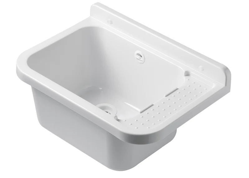 Pilozzo Lavapanni da Muro Negrari 50x34x21 cm - Vasca in PP per Interno/Esterno
