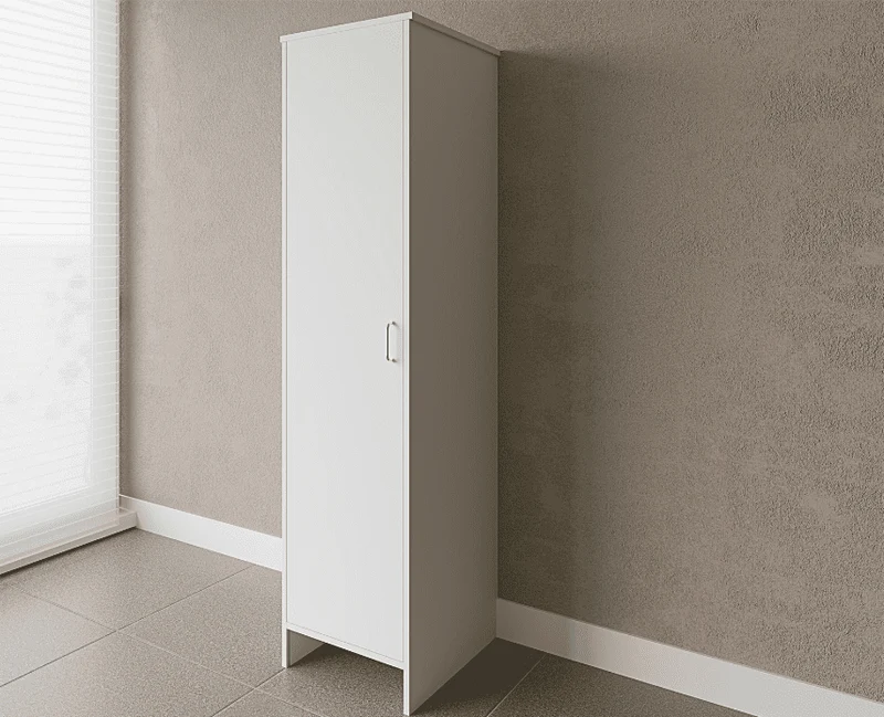 Colonna Portascope Multiuso Negrari 45x50x181.5 cm - in PVC con Ripiano Interno