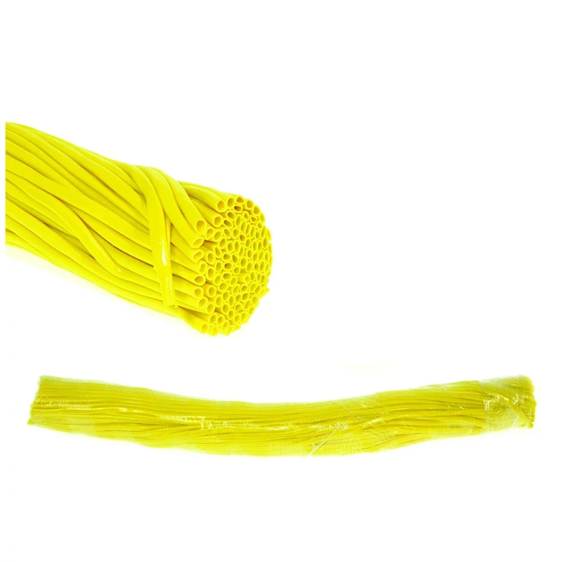 Legacci In Spezzoni Colore Giallo - ø mm.6 lunghezza cm.60 - 14 k.