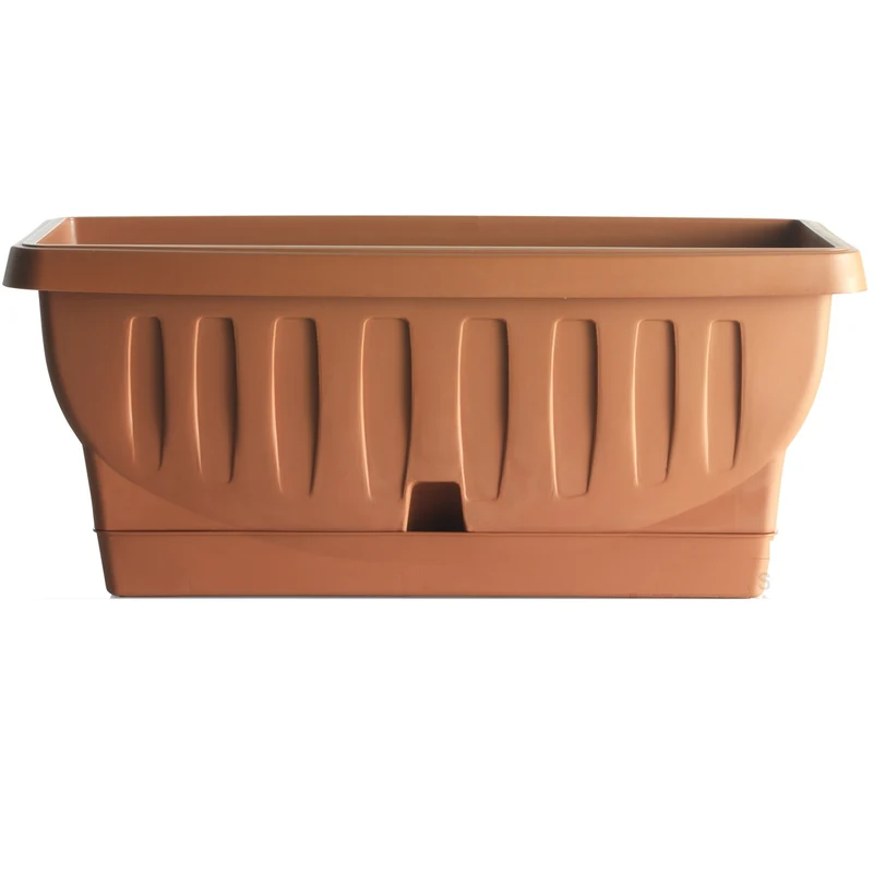 Fioriera Natura 80 Cm Colore Terracotta