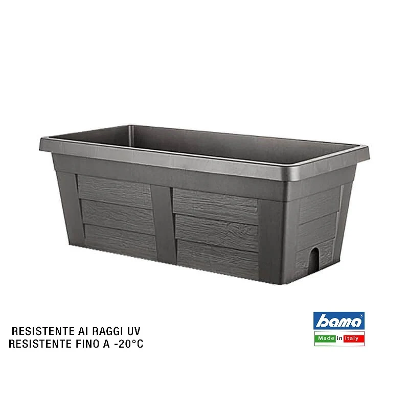 Fioriera 100 Maxi Legno Antracite 31191 Bama