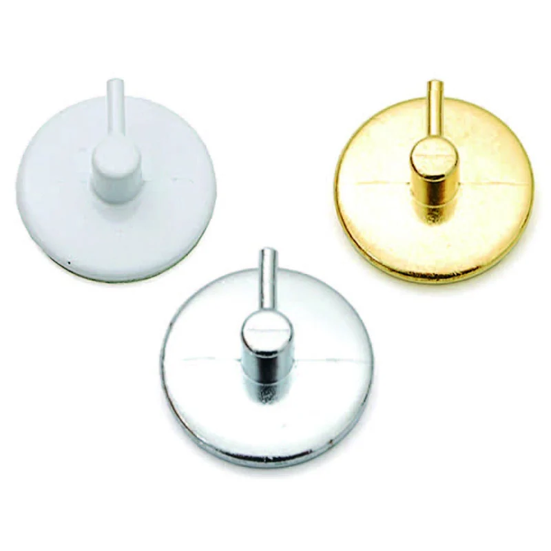 Gancio Per Bris Bris Tondo In Metallo - colore oro - 100 pz