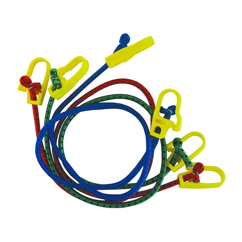 Corda Elastica Allacciabagagli Con Ganci In Pvc - ø mm.8x100cm. - 10 pz