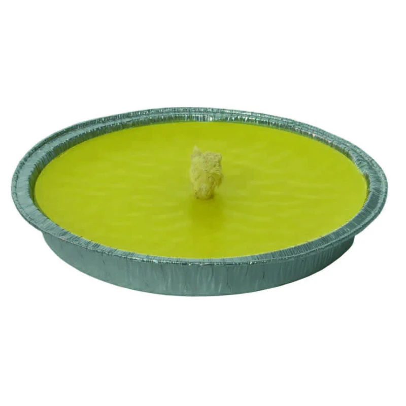 Citronella grande in ciotola di alluminio - Ø cm.16x2h. - 36 pz