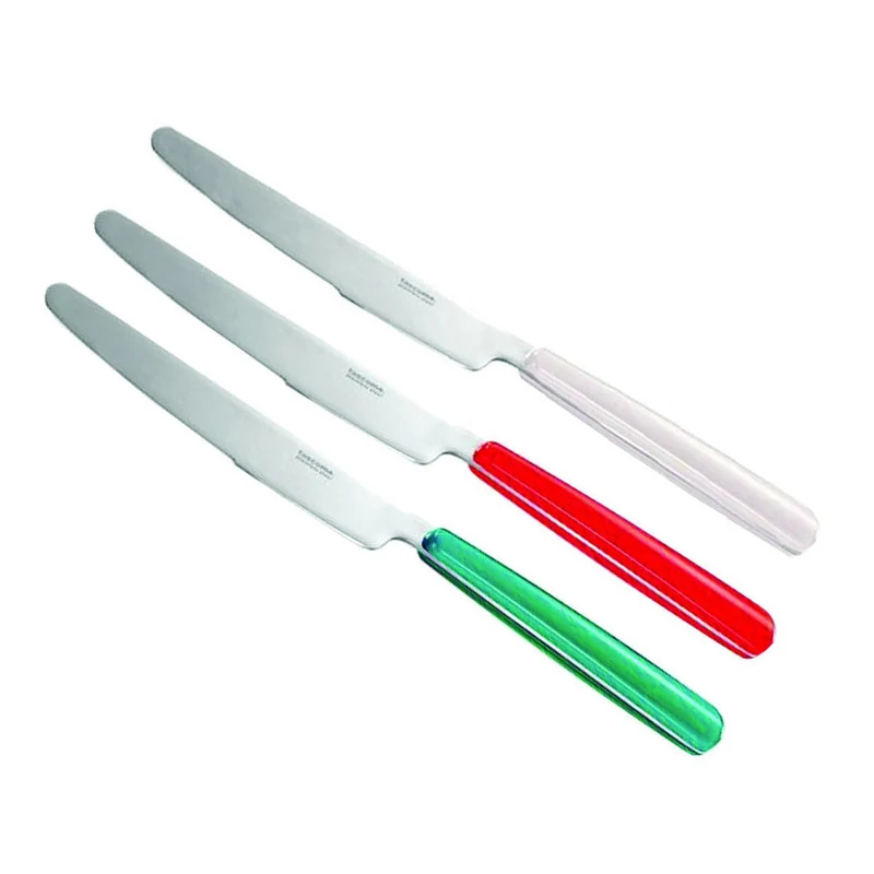 Coltello "Fancy Home" - verde - 12 pz