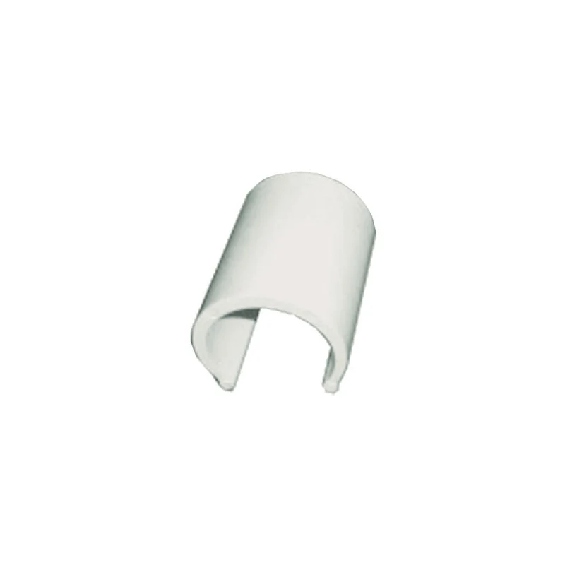 Clips Pvc Bianco Per Serre Pz.100 - per tubi da ø mm.25 - 1 cf