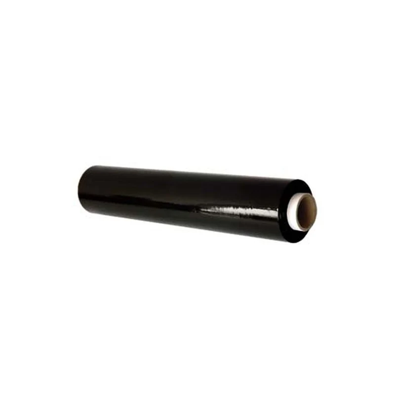 Film estensibile macchinabile nero - cm.50h. lunghezza rotolo mt.1300 - spessore my23