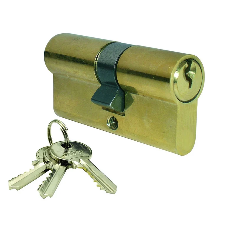 Cilindro Infilare Sagomato Ottone Lucido 2300 - mm.70 decentrato (30+40) KA