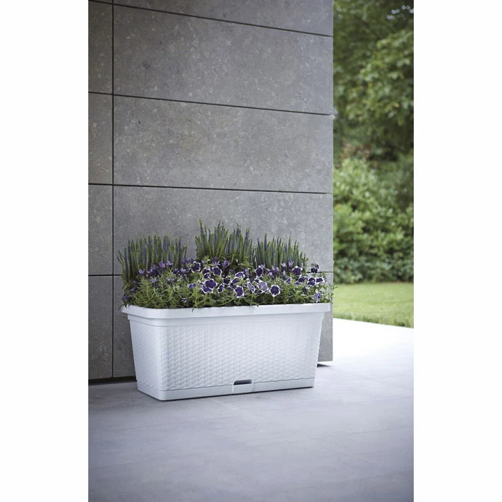 Fioriera Natural 80 Bianco 75350 Stefanplast