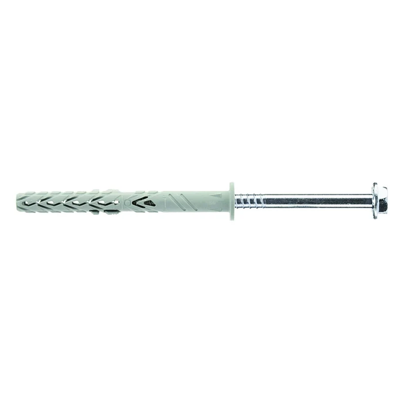 Tassello In Nylon Prolungato Con Vite Testa Esagonale ø 10x80 mm - ELEMATIC - 50 pz