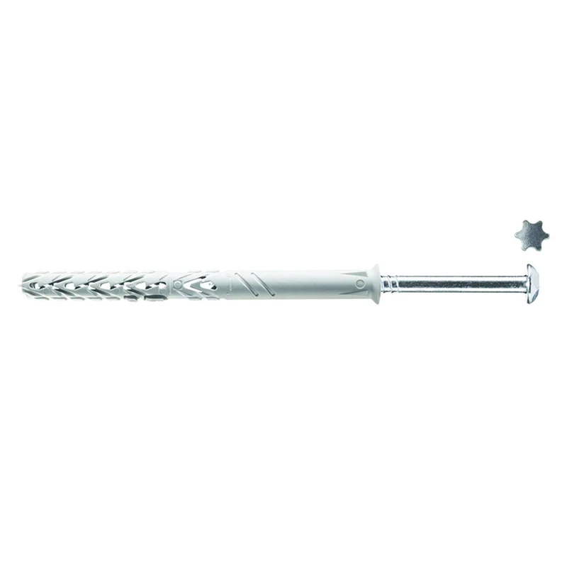 Tassello In Nylon Prolung. Vite Tb E Inserto Antimanomissione T66/V Am - ø mm.10x140 - 25 pz