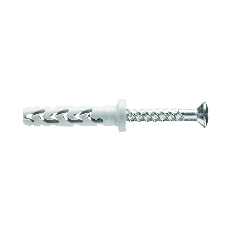 Tassello In Nylon Prolung. Con Vite Tsp Pz Collarino Cilindr. Jtx Tp/V - ø mm.5x35 - 200 pz