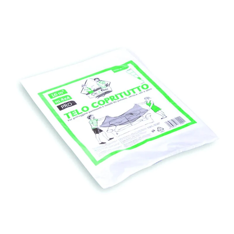 Telo Copritutto Mt.4X4 - mt.4x4, gr.100 - mq.16 - my.6 - 100 pz