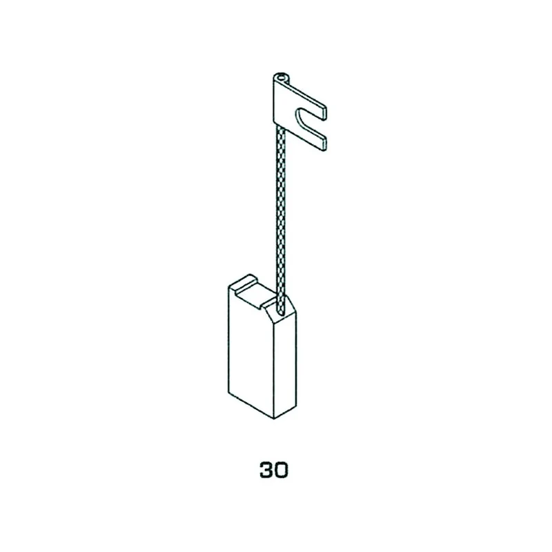 Spazzole a carboncino per elettroutensili modello 30 - stayer 1887 mm.6x14x22h. - 8 pz