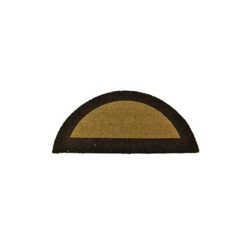 Zerbino ecoco semicerchio cm.40x80 marrone spessore mm.18 - cm.40x80, spessore mm.18