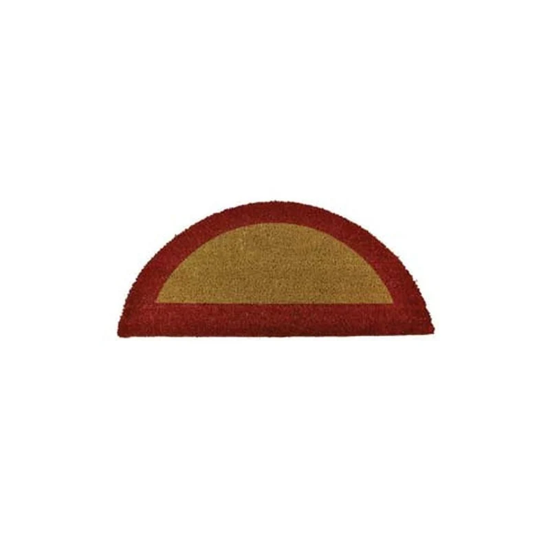 Zerbino ecoco semicerchio cm.40x80 rosso spessore mm.18 - cm.40x80, spessore mm.18