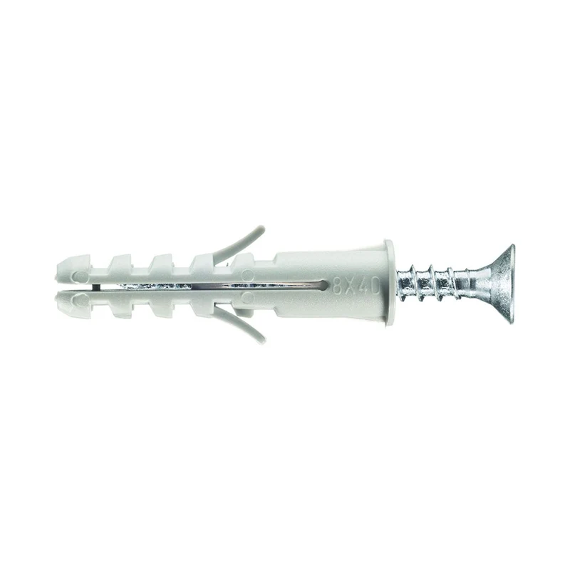Tassello In Nylon Con Vite Tsp Bordato Pa 6 ø 6x30 mm - 100 pz - ELEMATIC